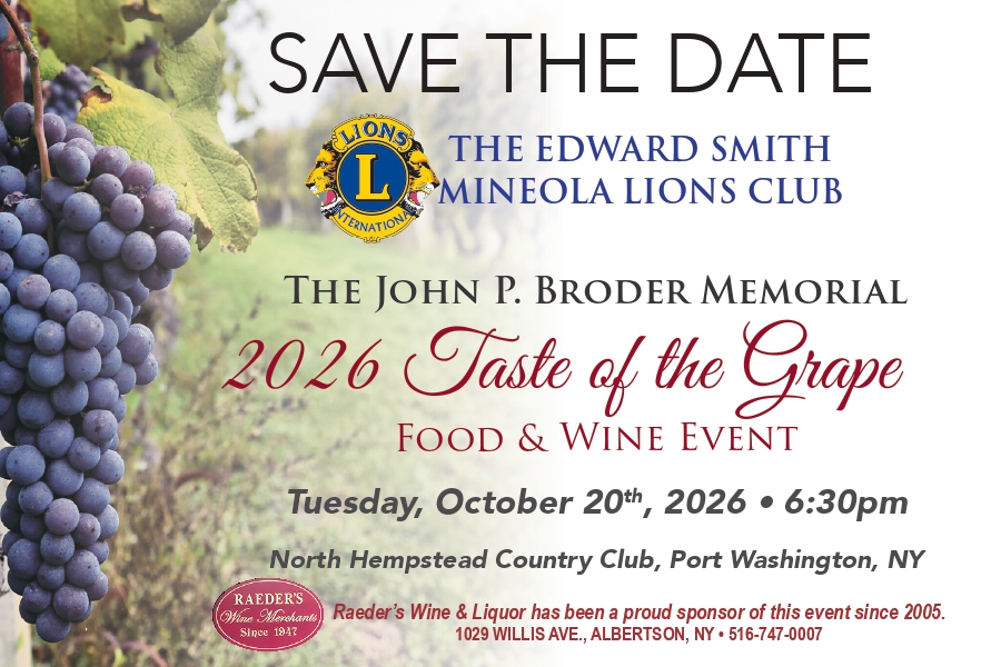 Taste of the Grape, October 20th 2026!